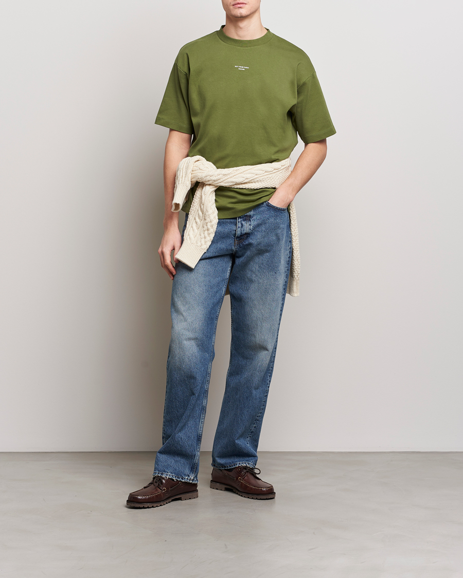 Herre | T-Shirts | Drôle de Monsieur | Classic NFPM T-Shirt Khaki
