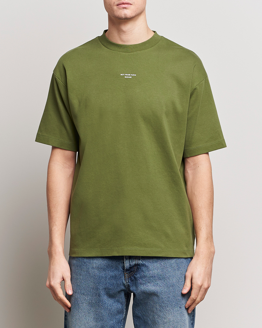 Herre | T-Shirts | Drôle de Monsieur | Classic NFPM T-Shirt Khaki