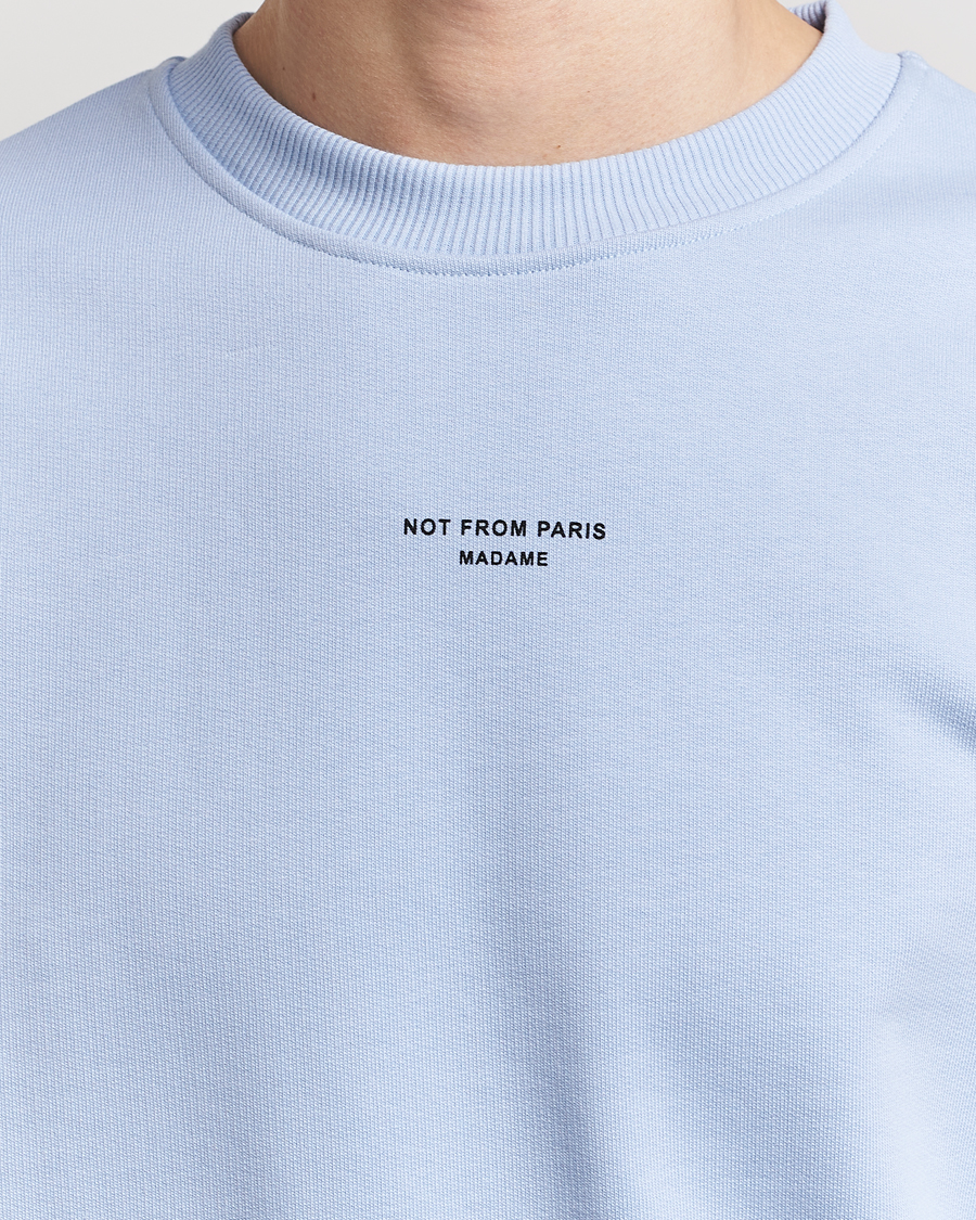 Herre | Gensere | Drôle de Monsieur | Classic NFPM Sweatshirt Light Blue