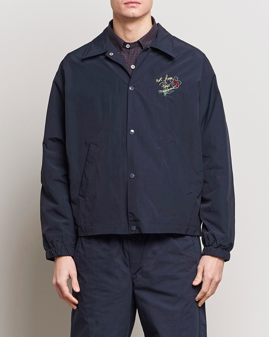 Herre |  | Drôle de Monsieur | La Veste Slogan Jacket Navy