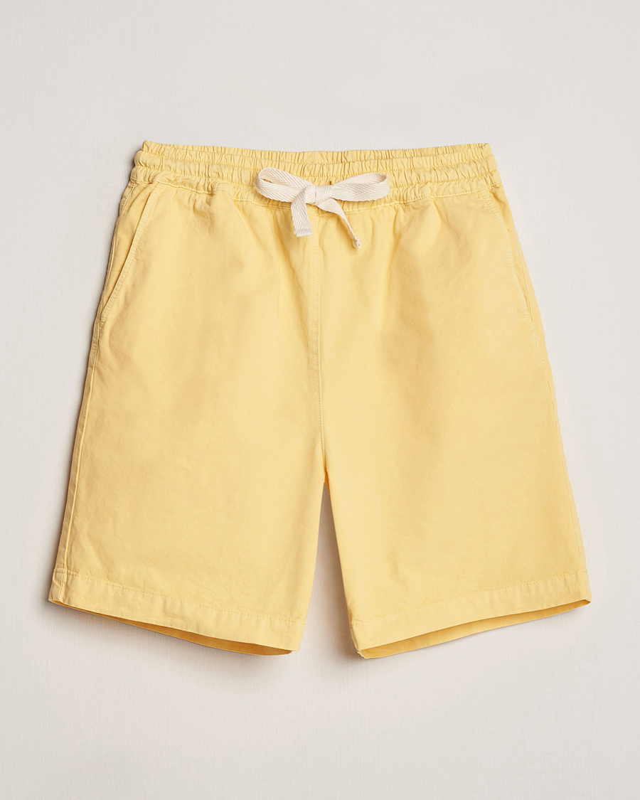 Herre | Shorts | Drôle de Monsieur | Drawstring Shorts Light Yellow