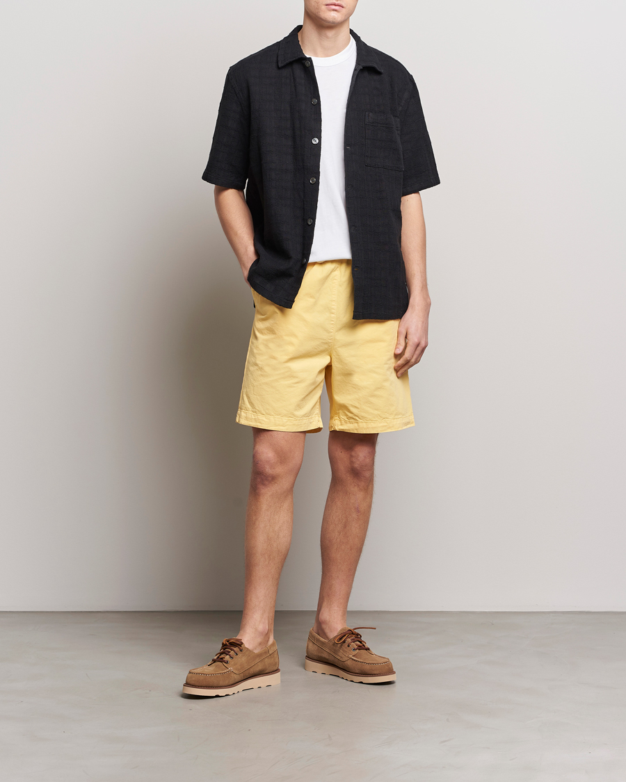 Herre | Shorts | Drôle de Monsieur | Drawstring Shorts Light Yellow