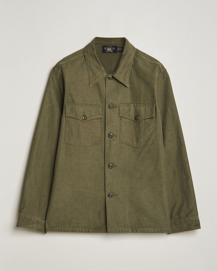 Herre | Skjorter | RRL | Regiment Overshirt Olive