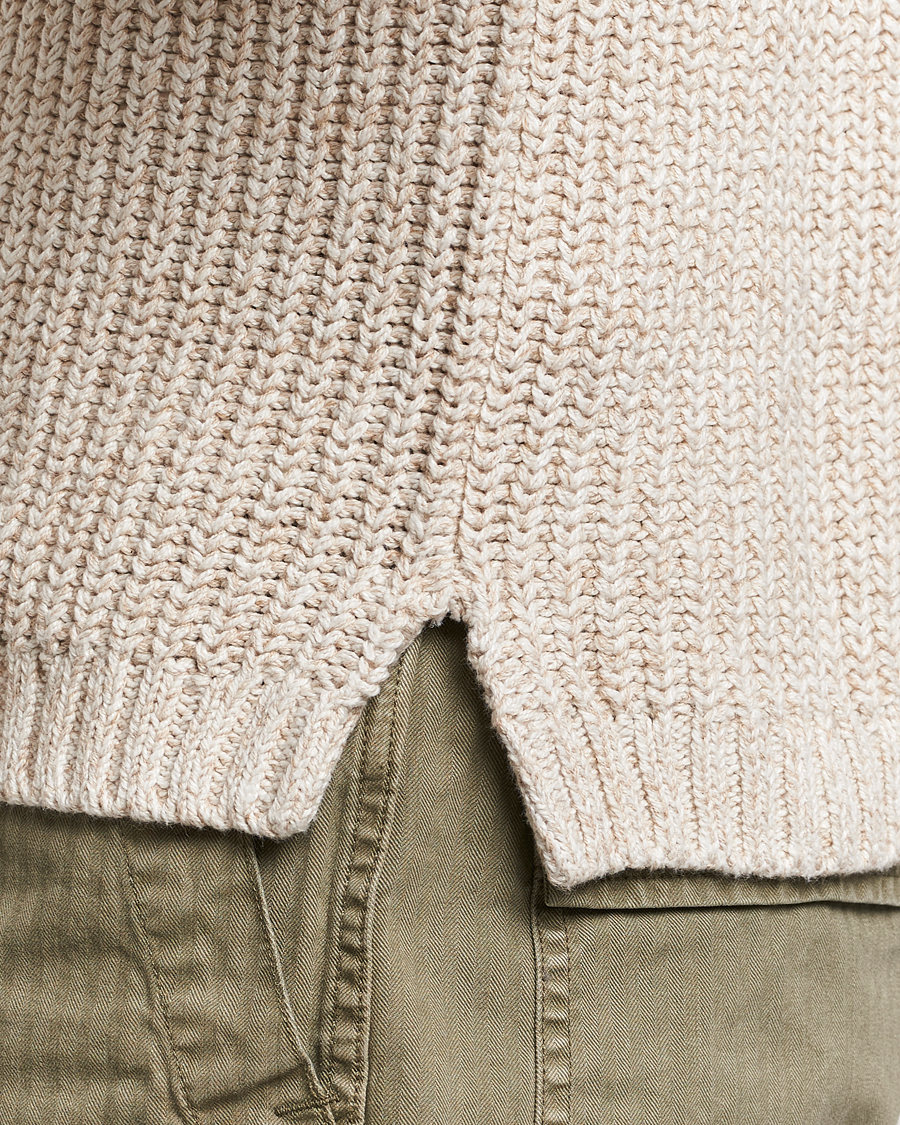 Herre | Gensere | RRL | Cotton/Linen Crew Neck Pullover Raw White