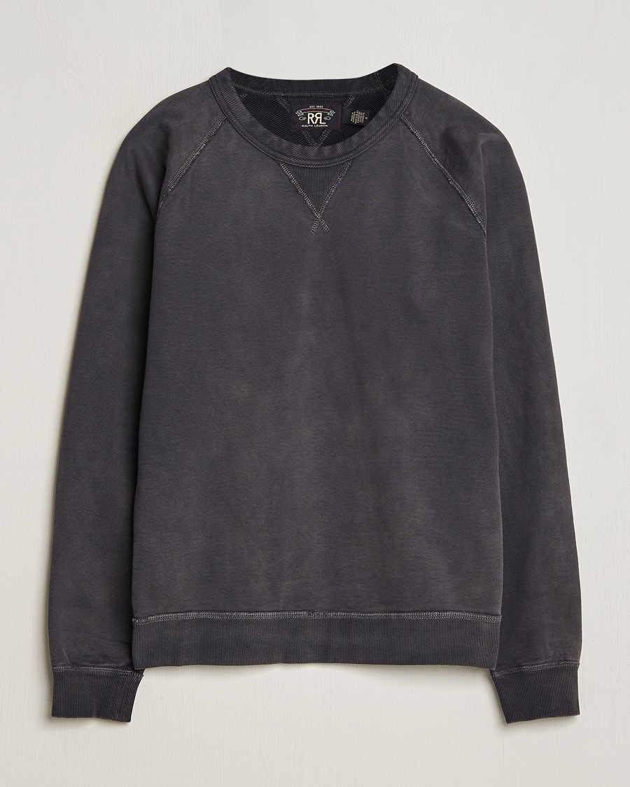 Herre | Gensere | RRL | Raglan Sleeve Sweatshirt Black Indigo