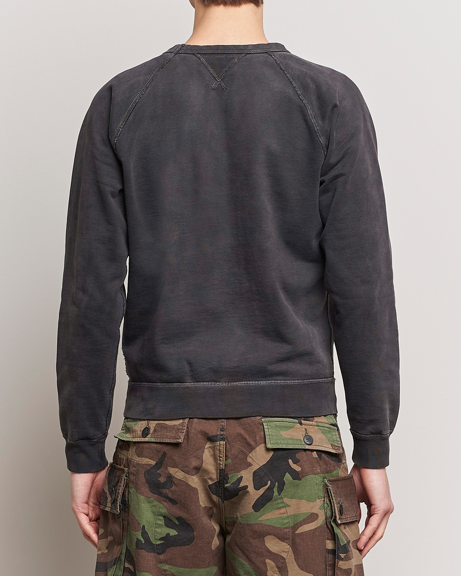 Herre | Gensere | RRL | Raglan Sleeve Sweatshirt Black Indigo