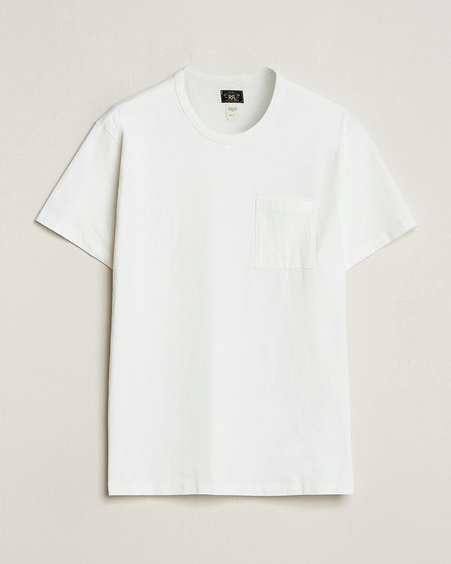 Herre | T-Shirts | RRL | 2-Packet Pocket Tee Warm White