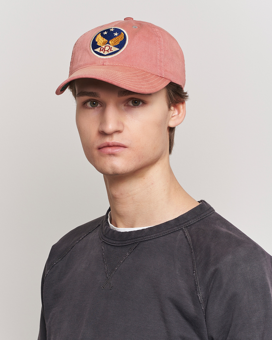 Men | RRL | RRL | Garment Dyed Ball Cap Faded Red