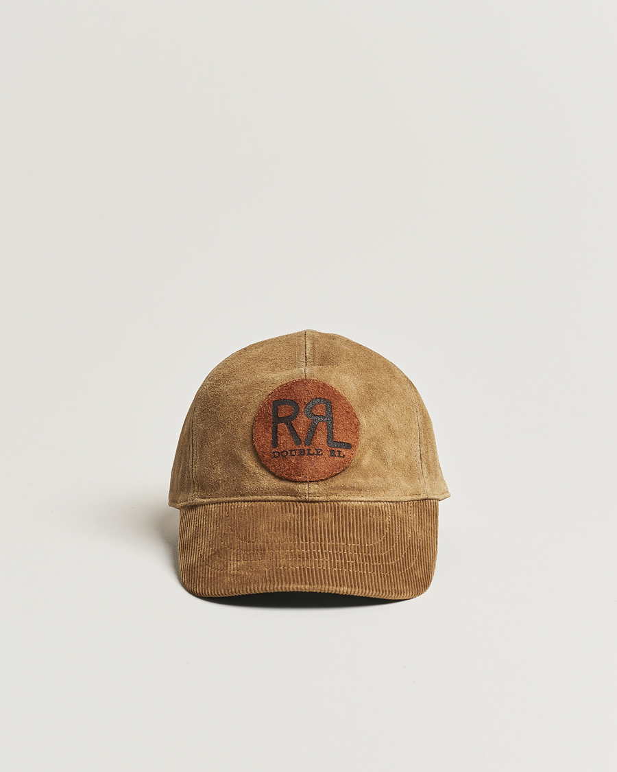 Herre | RRL Rough Out Trucker Cap Tan | RRL | Rough Out Trucker Cap Tan