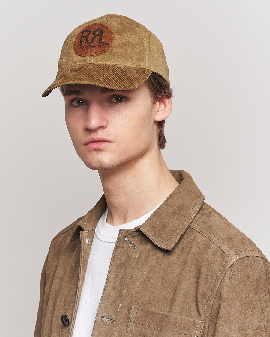 Herre | RRL Rough Out Trucker Cap Tan | RRL | Rough Out Trucker Cap Tan