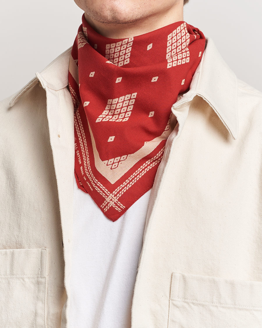 Men | RRL | RRL | Deco Print Bandana Turkey Red