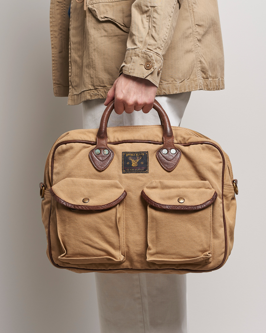 Men |  | RRL | Cargo Briefcase  Khaki