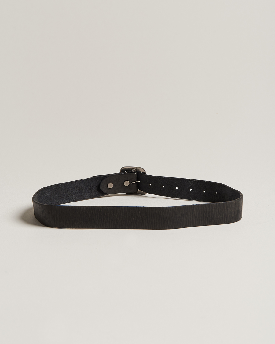 Herre | Avdelinger | RRL | Tumbled Leather Belt Vintage Black