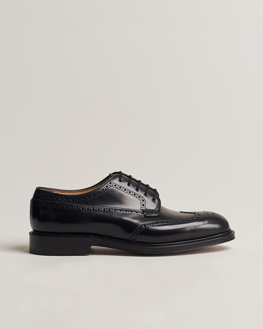 Herre | Brogues | Church's | Grafton Polished Binder Black