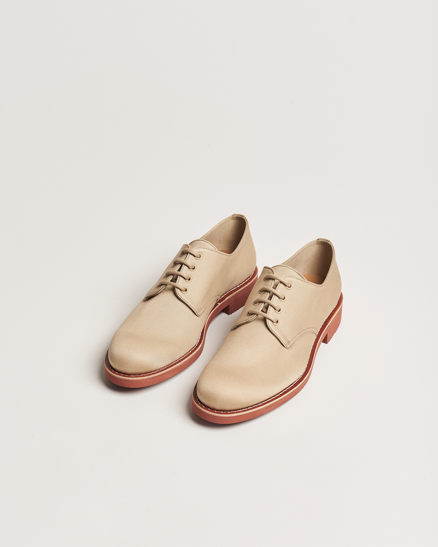 Herre | Best of British | Church\'s | Matlock Canvas Derby Beige