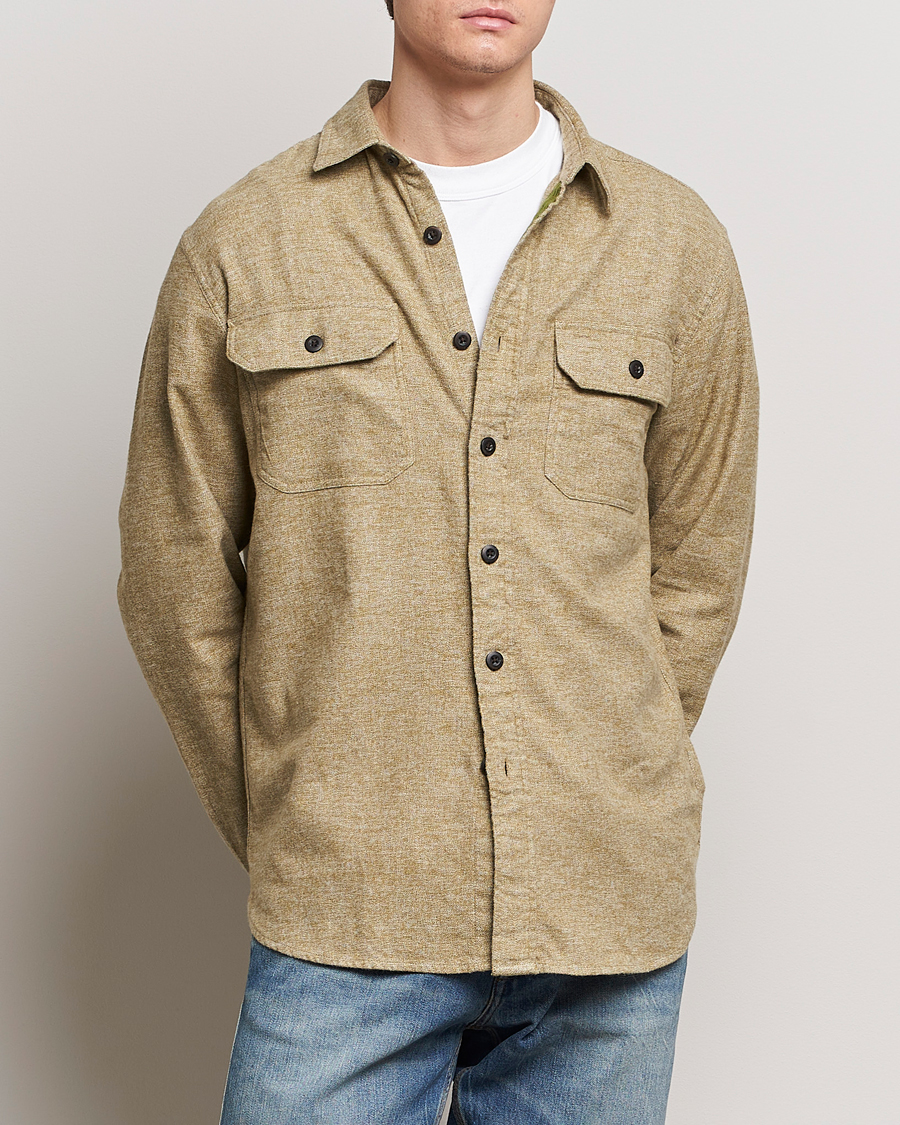 Herre | Klær | Pendleton | Burnside Flannel Shirt Olive