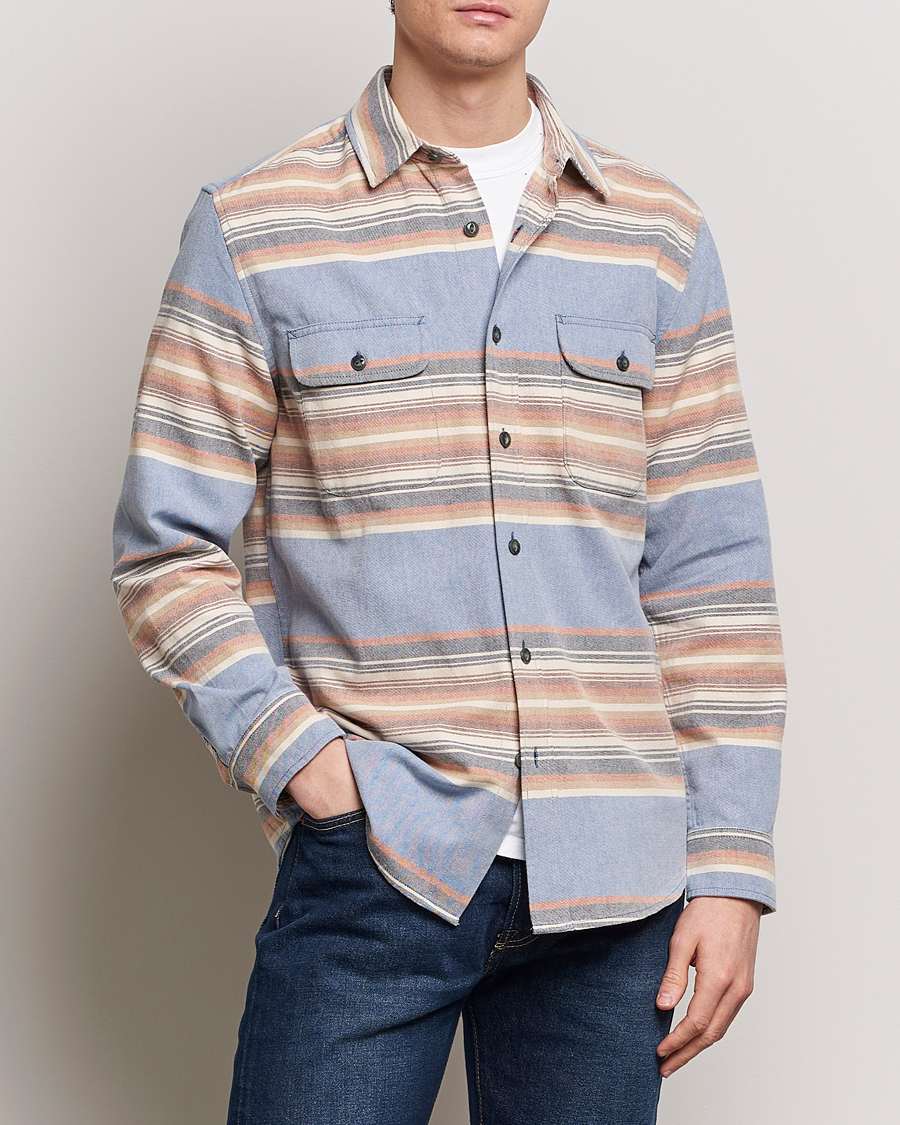 Herre | Pendleton | Pendleton | Beach Shack Shirt Indigo Stripe