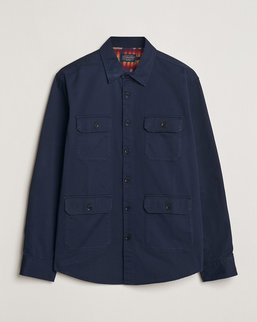 Herre | Skjorter | Pendleton | Patchwork Explorer Shirt Navy