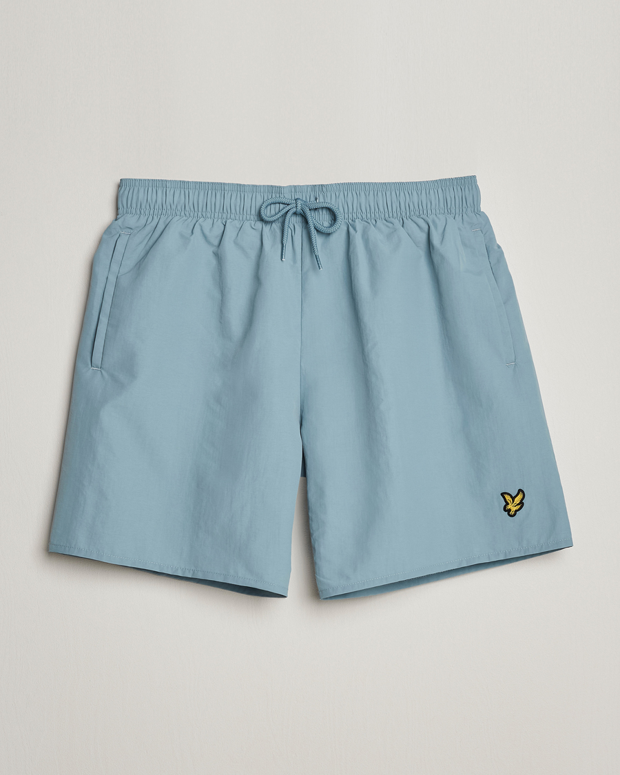 Herre | Badeshorts | Lyle & Scott | Plain Swimshorts Slate Blue