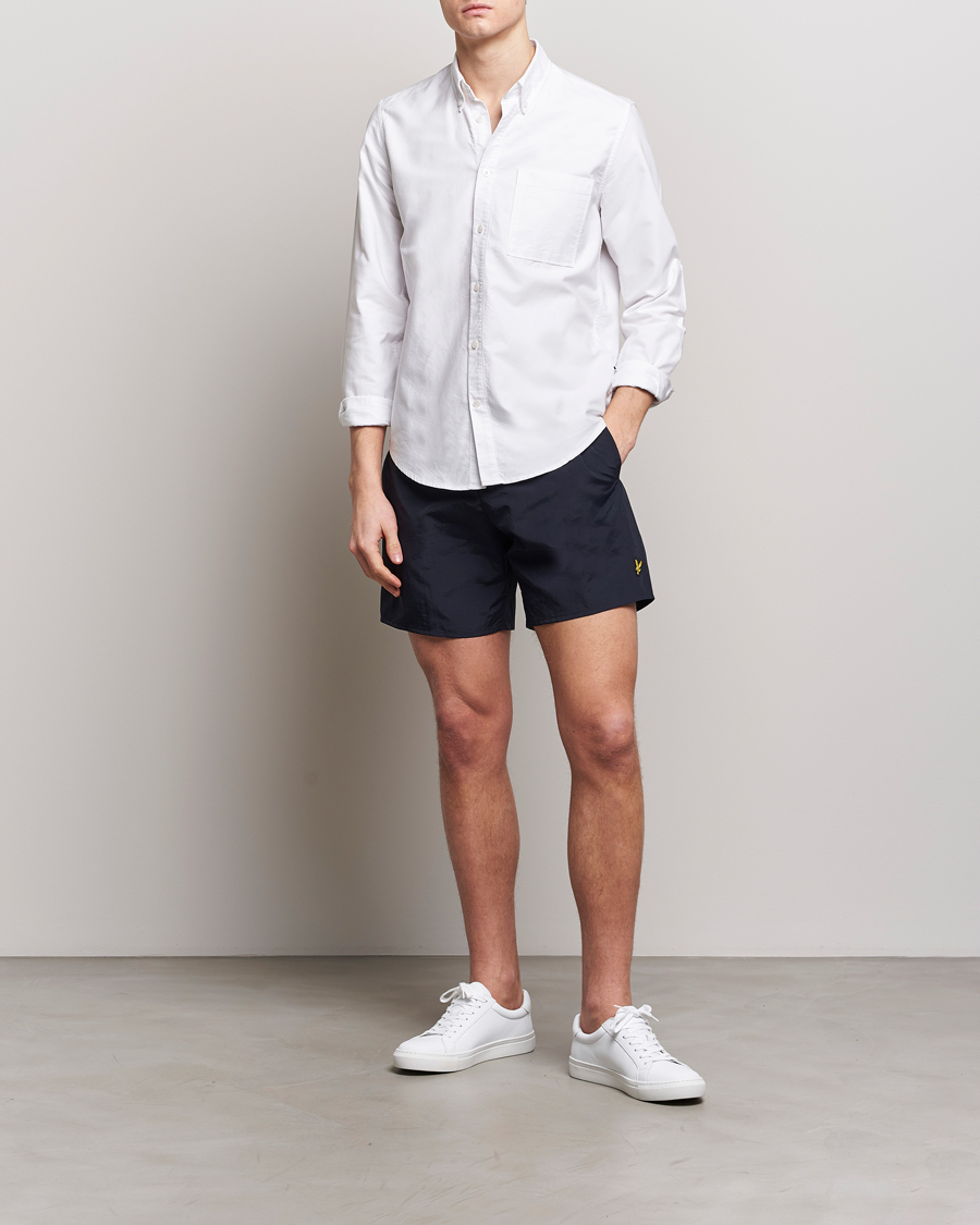 Herre | Badeshorts | Lyle & Scott | Plain Swimshorts Dark Navy