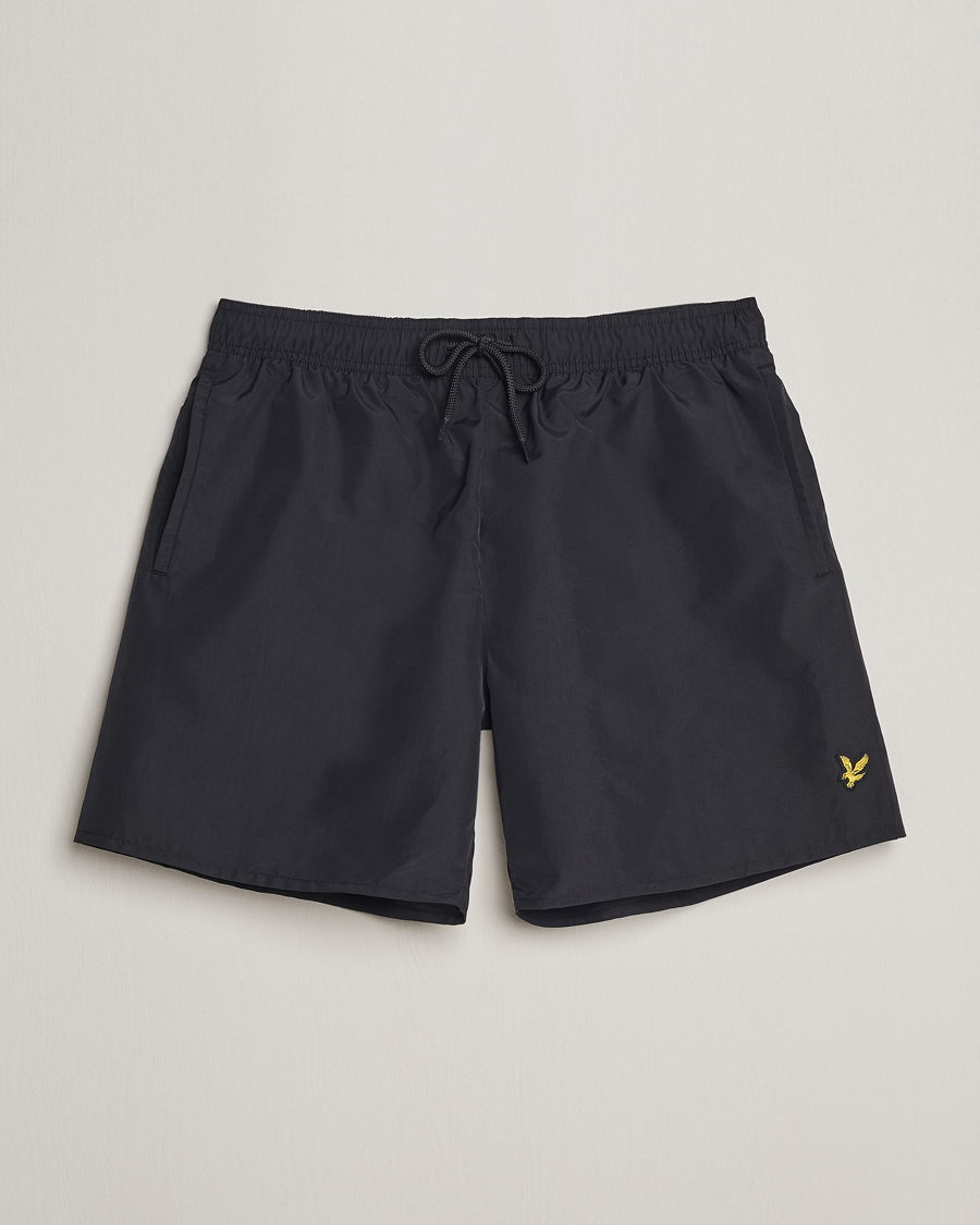Herre | Badeshorts | Lyle & Scott | Plain Swimshorts Jet Black