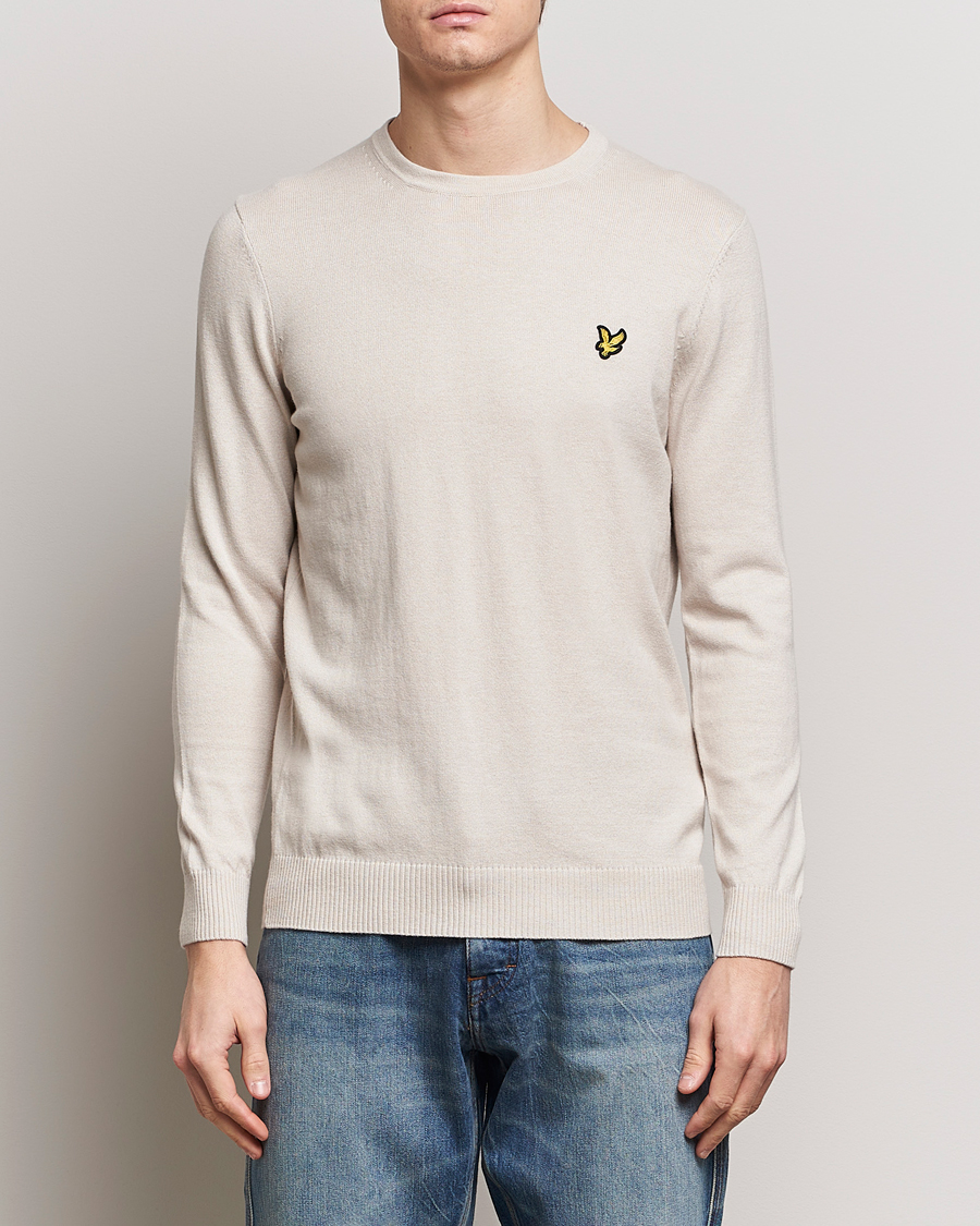 Herre | Klær | Lyle & Scott | Cotton/Merino Knitted Crew Neck Cove