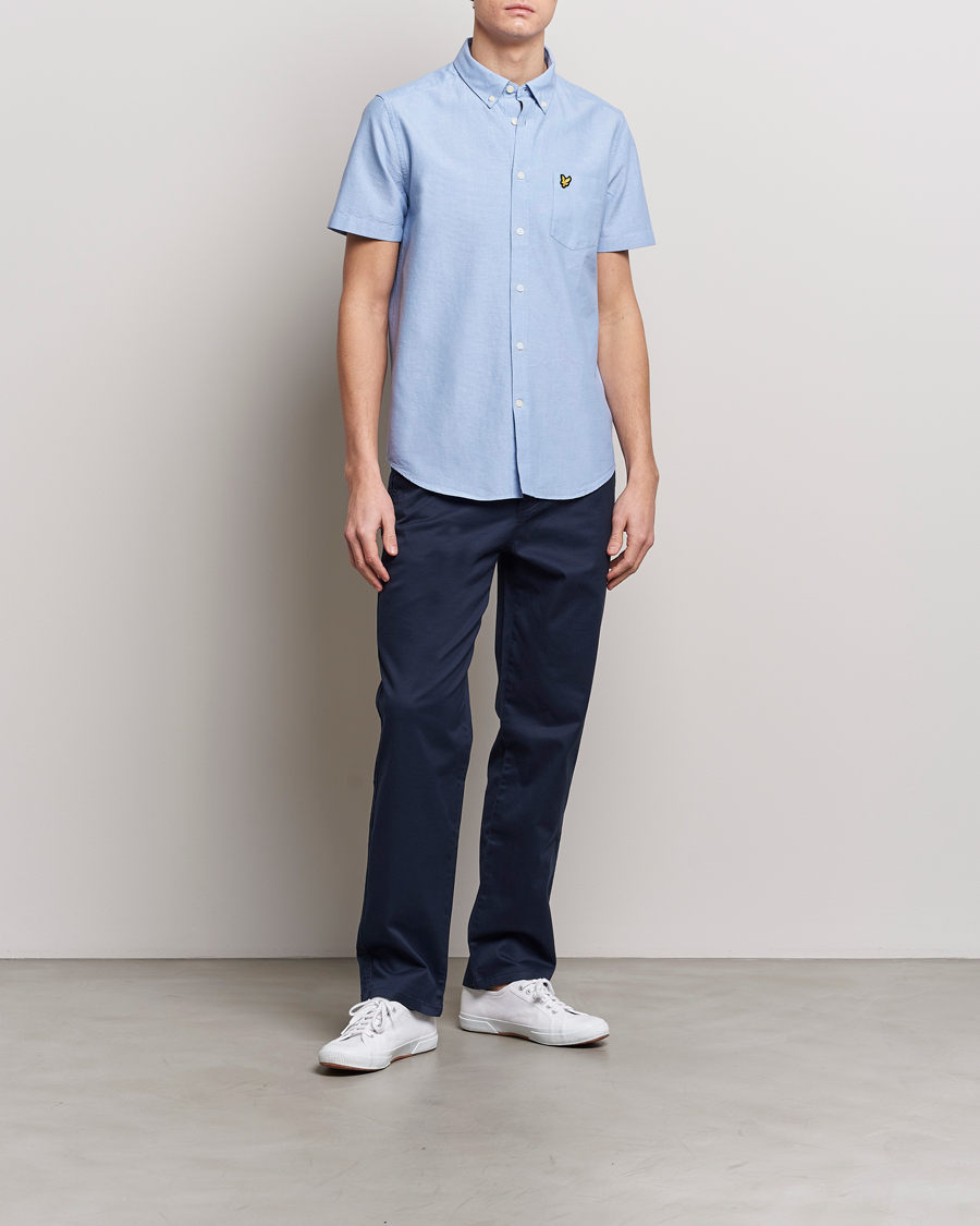 Herre | Skjorter | Lyle & Scott | Lightweight Oxford Short Sleeve Shirt Riviera
