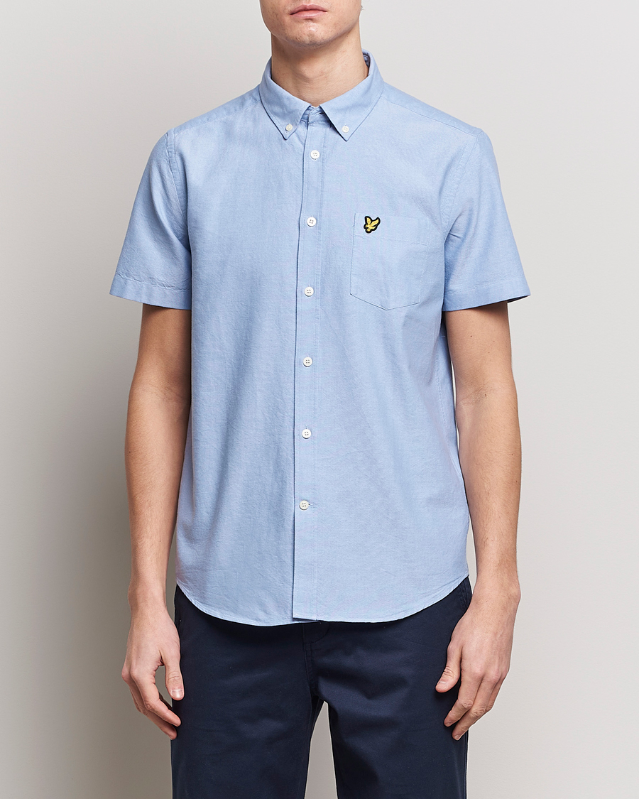 Herre | Klær | Lyle & Scott | Lightweight Oxford Short Sleeve Shirt Riviera