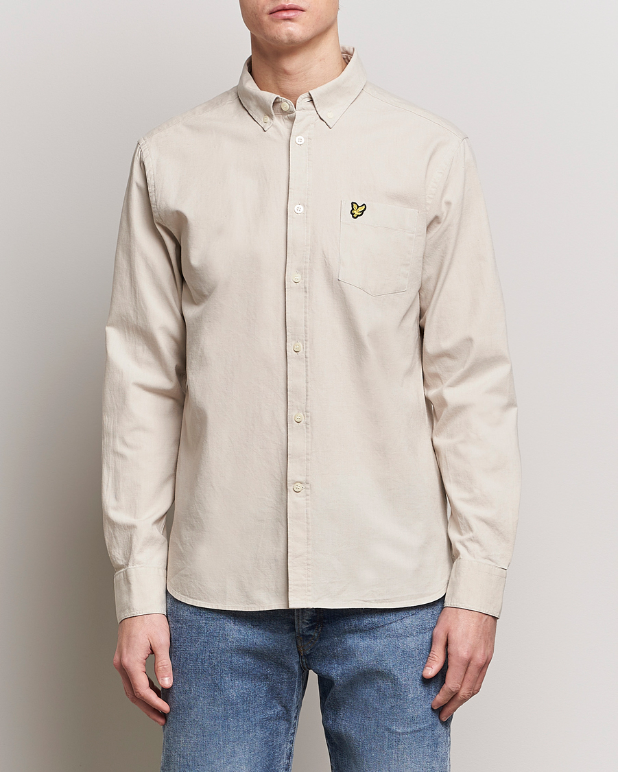 Herre | Klær | Lyle & Scott | Linen Button Down Shirt Cove