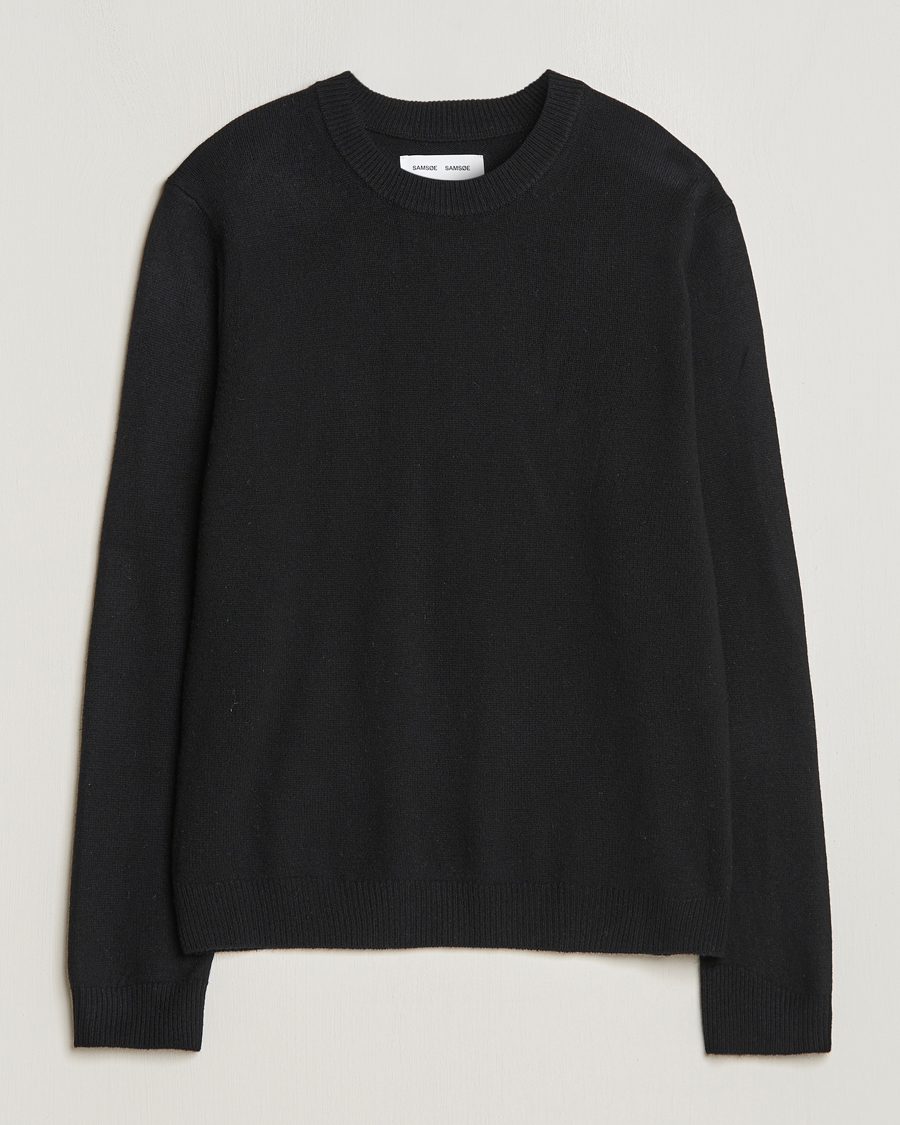Herre | Gensere | Samsøe Samsøe | Isak Crew Neck Black