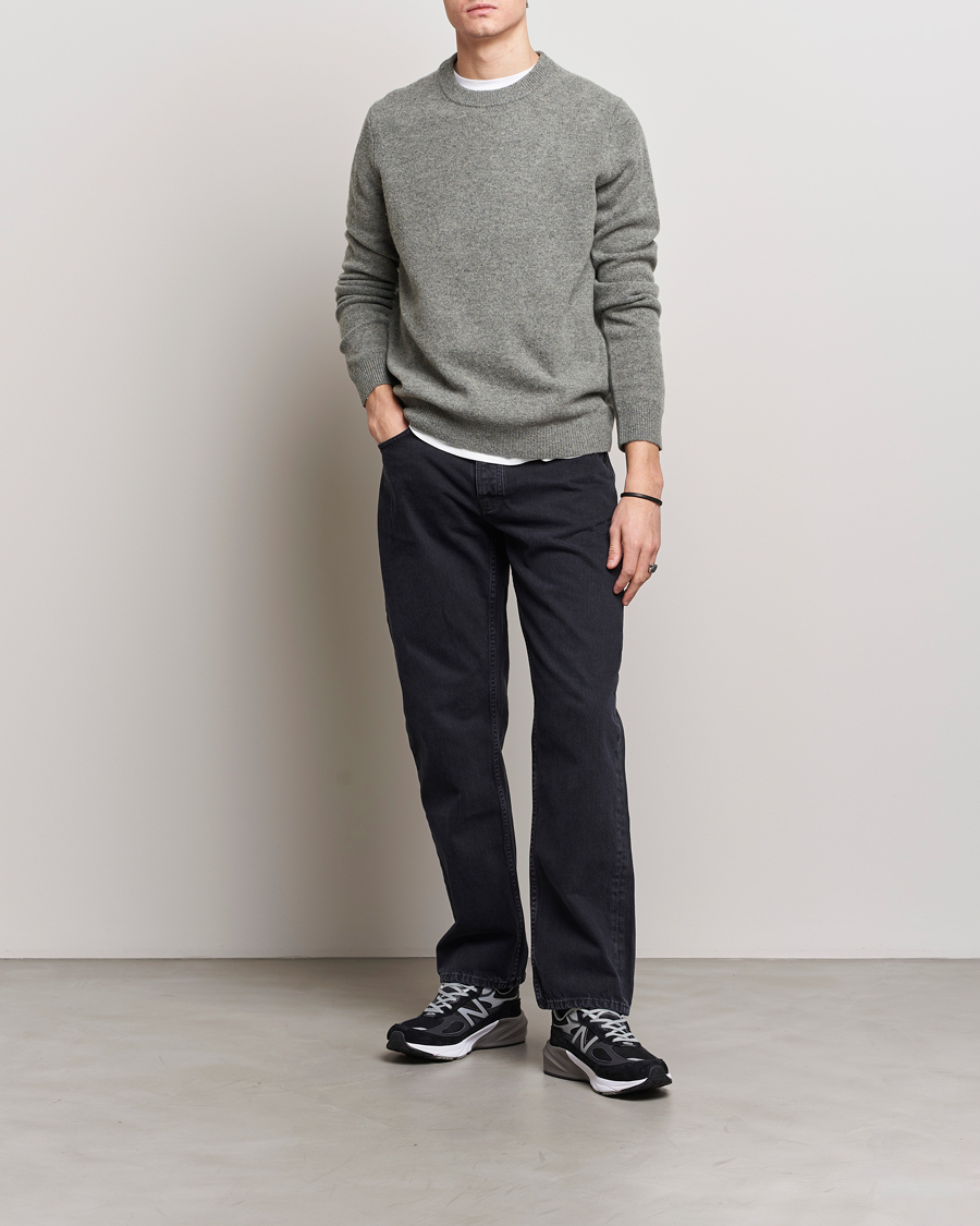 Herre | Gensere | Samsøe Samsøe | Isak Crew Neck Dark Grey