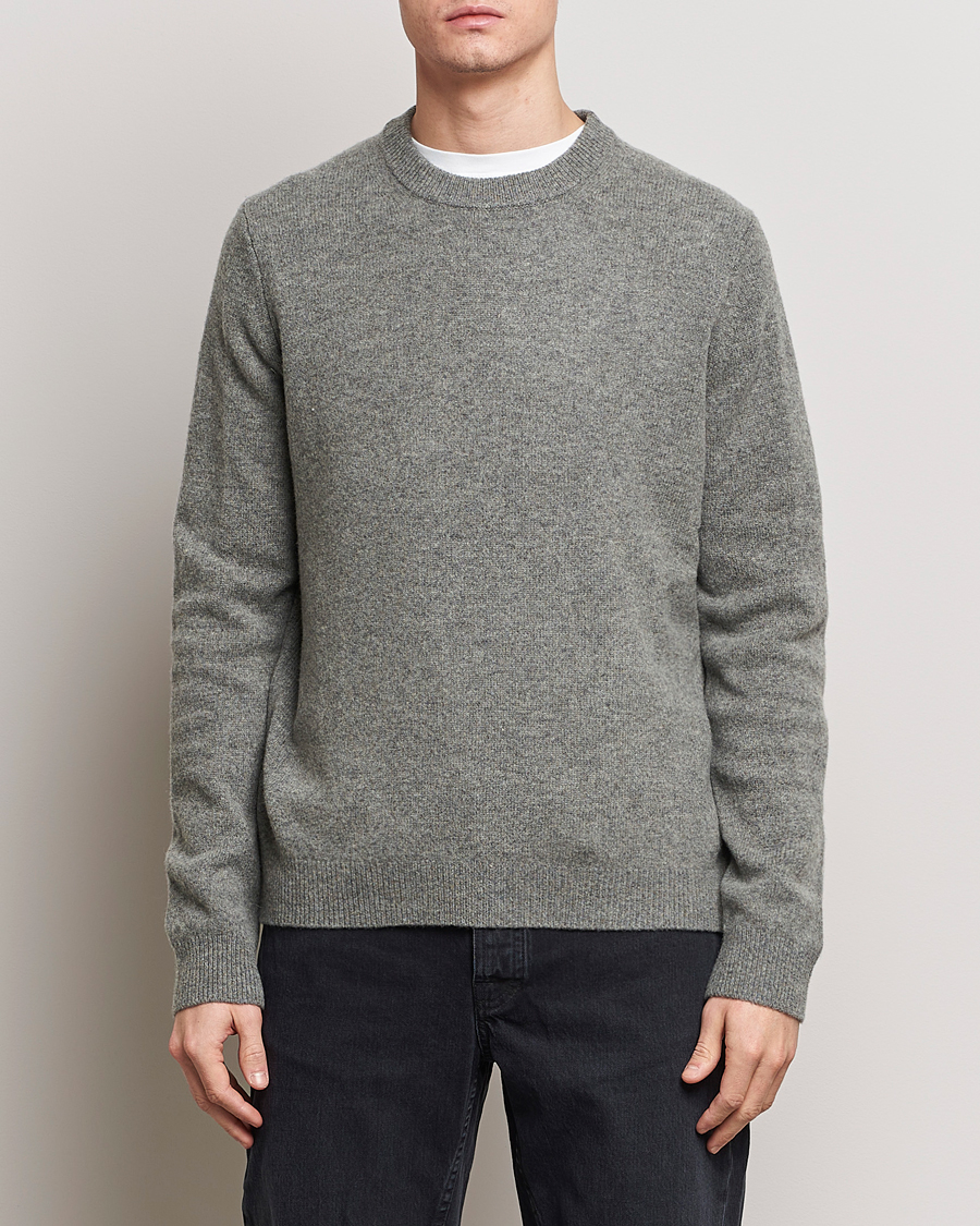 Herre | Klær | Samsøe Samsøe | Isak Crew Neck Dark Grey