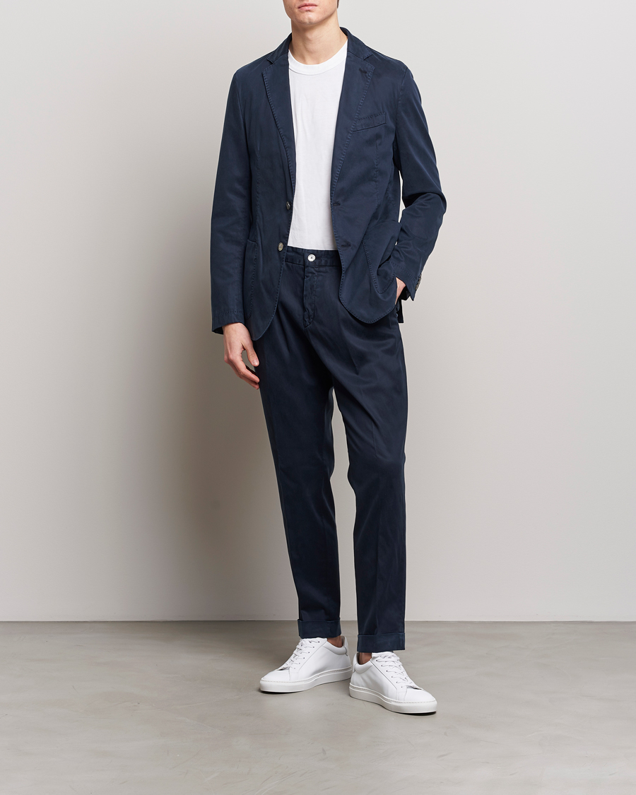 Herre | Klær | BOSS BLACK | Hanry Cotton Suit Dark Blue