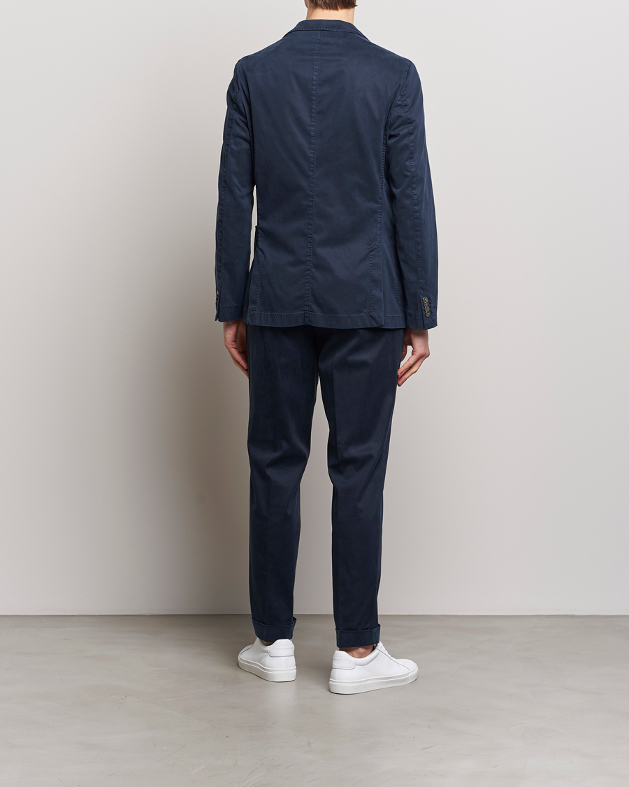 Herre | Klær | BOSS BLACK | Hanry Cotton Suit Dark Blue