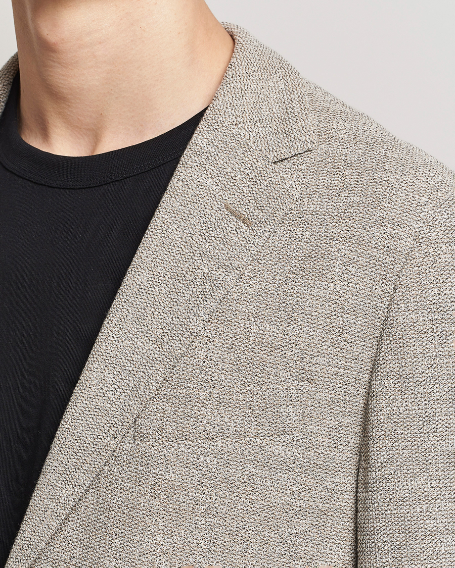 Herre | Dressjakker | BOSS BLACK | Jaye Regular Fit Jersey Blazer Light Beige