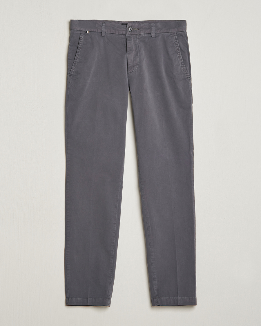Herre | Bukser | BOSS BLACK | Kaiton Cotton Pants Medium Grey