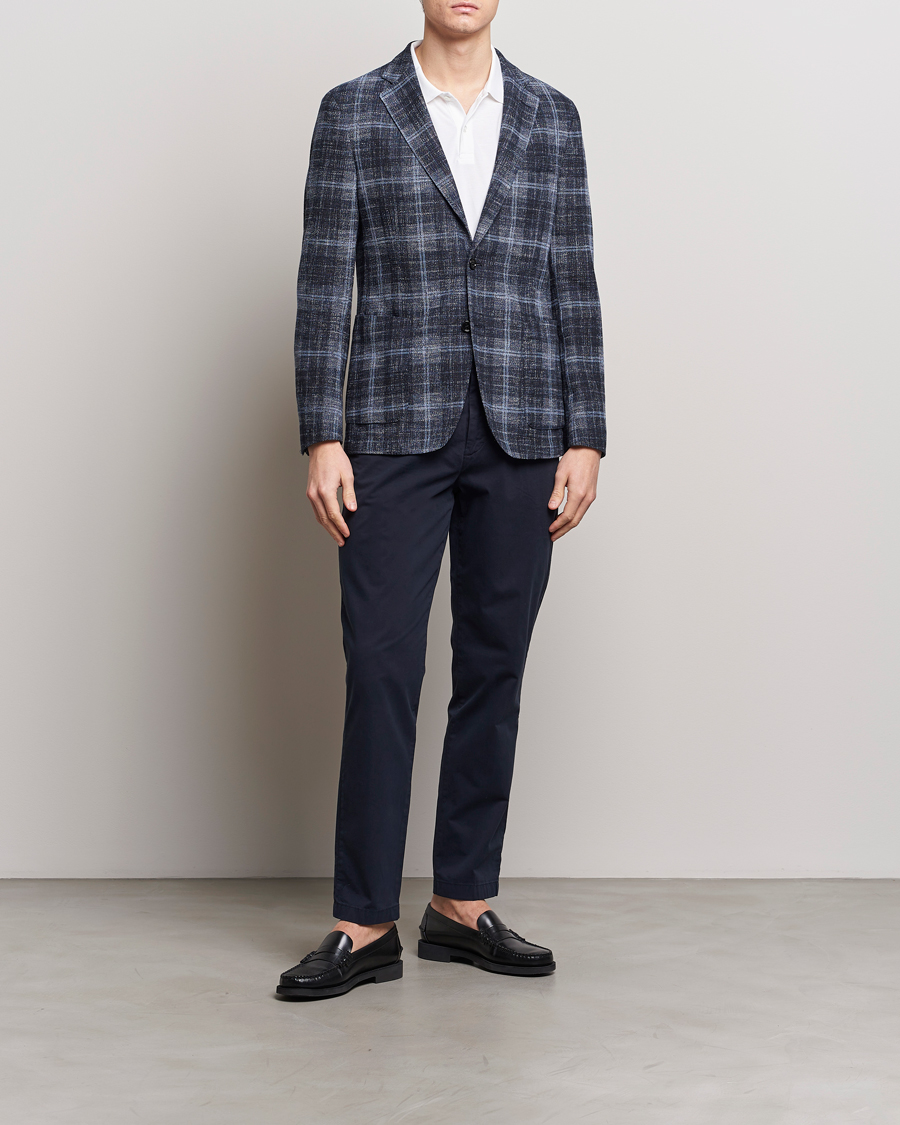 Herre | Bukser | BOSS BLACK | Kaiton Cotton Pants Dark Blue