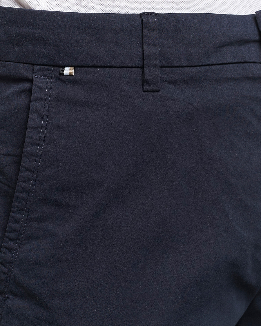 Herre | Bukser | BOSS BLACK | Kaiton Cotton Pants Dark Blue