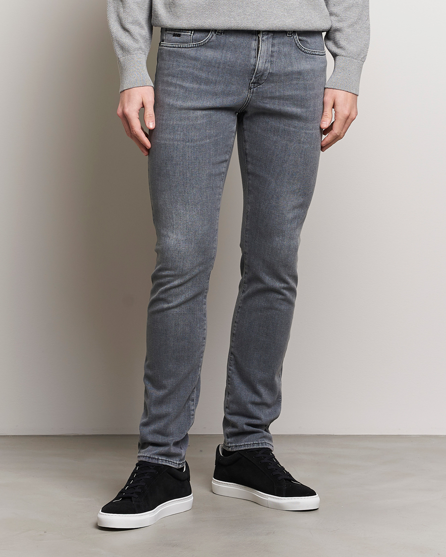 Herre | Slim fit | BOSS BLACK | Delaware Jeans Dark Grey