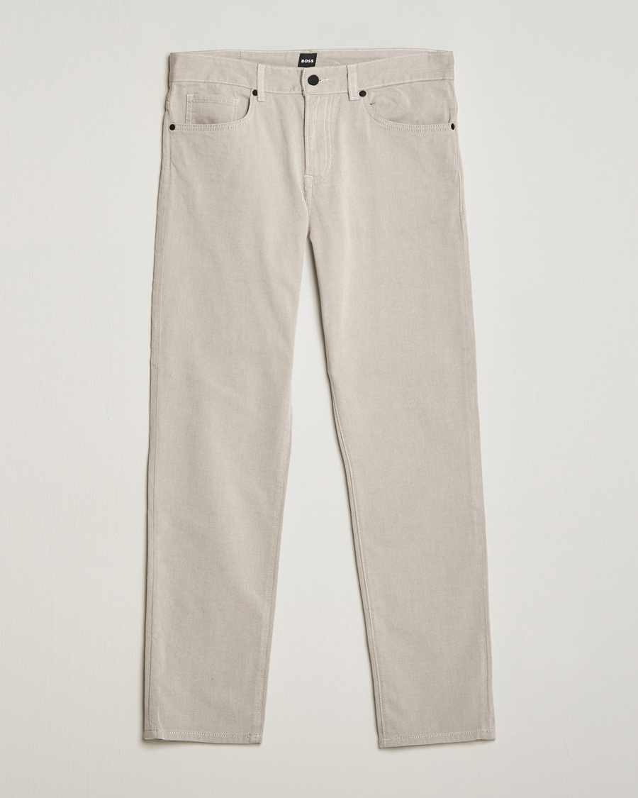 Herre | Bukser | BOSS BLACK | Re.Maine 5-Pocket Pants Open Beige