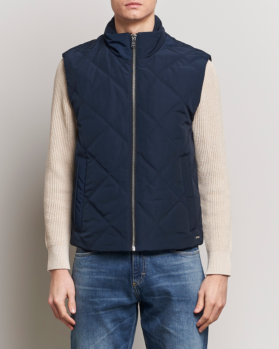 Herre | 20% salg | BOSS BLACK | Crebo Vest Dark Blue