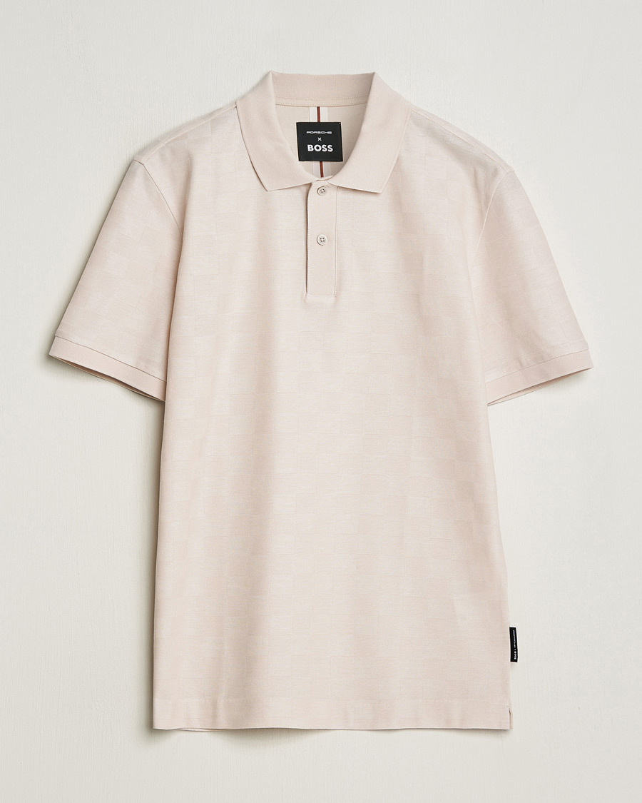 Herre | Pikéer | BOSS BLACK | Porsche Parlay Jersey Piké Open White