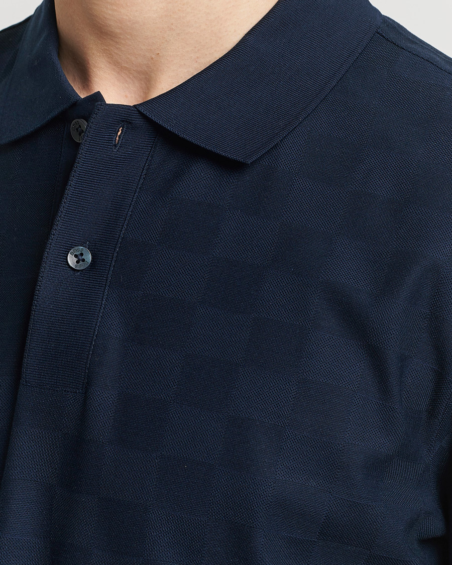 Herre | Pikéer | BOSS BLACK | Porsche Parlay Jersey Piké Dark Blue