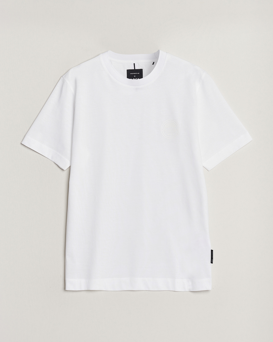 Herre | T-Shirts | BOSS BLACK | Porsche Thompson T-Shirt White