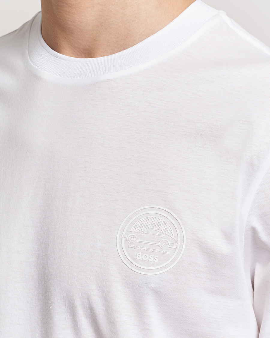 Herre | T-Shirts | BOSS BLACK | Porsche Thompson T-Shirt White