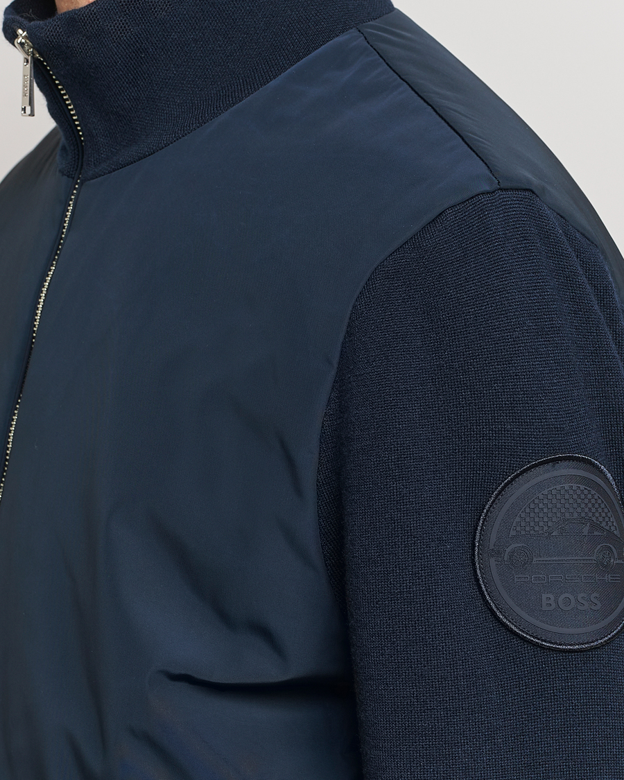 Herre | Jakker | BOSS BLACK | Porsche Papillon Hybrid Jacket Dark Blue