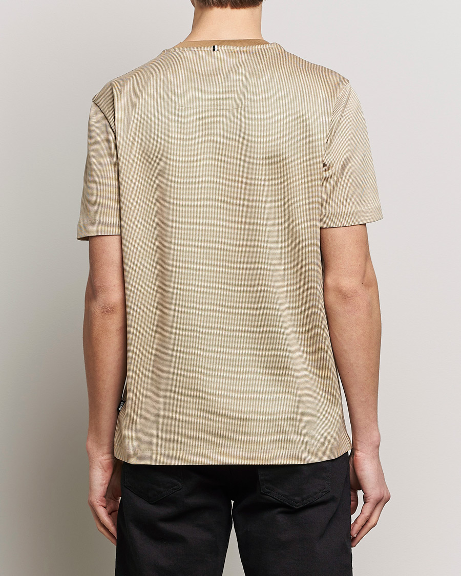 Herre | T-Shirts | BOSS BLACK | Tiburt Crew Neck T-Shirt Medium Beige
