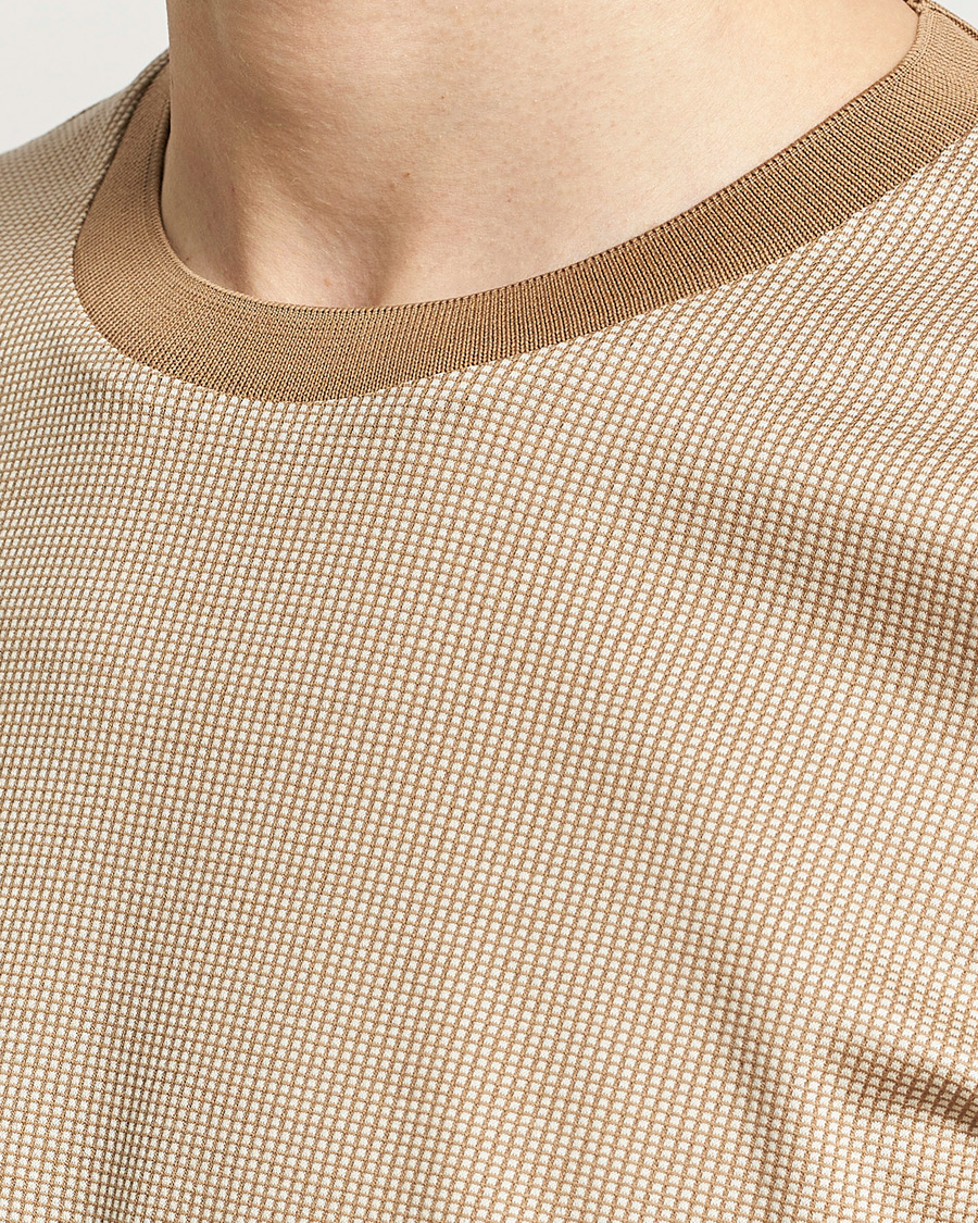 Herre | T-Shirts | BOSS BLACK | Tiburt Crew Neck T-Shirt Medium Beige