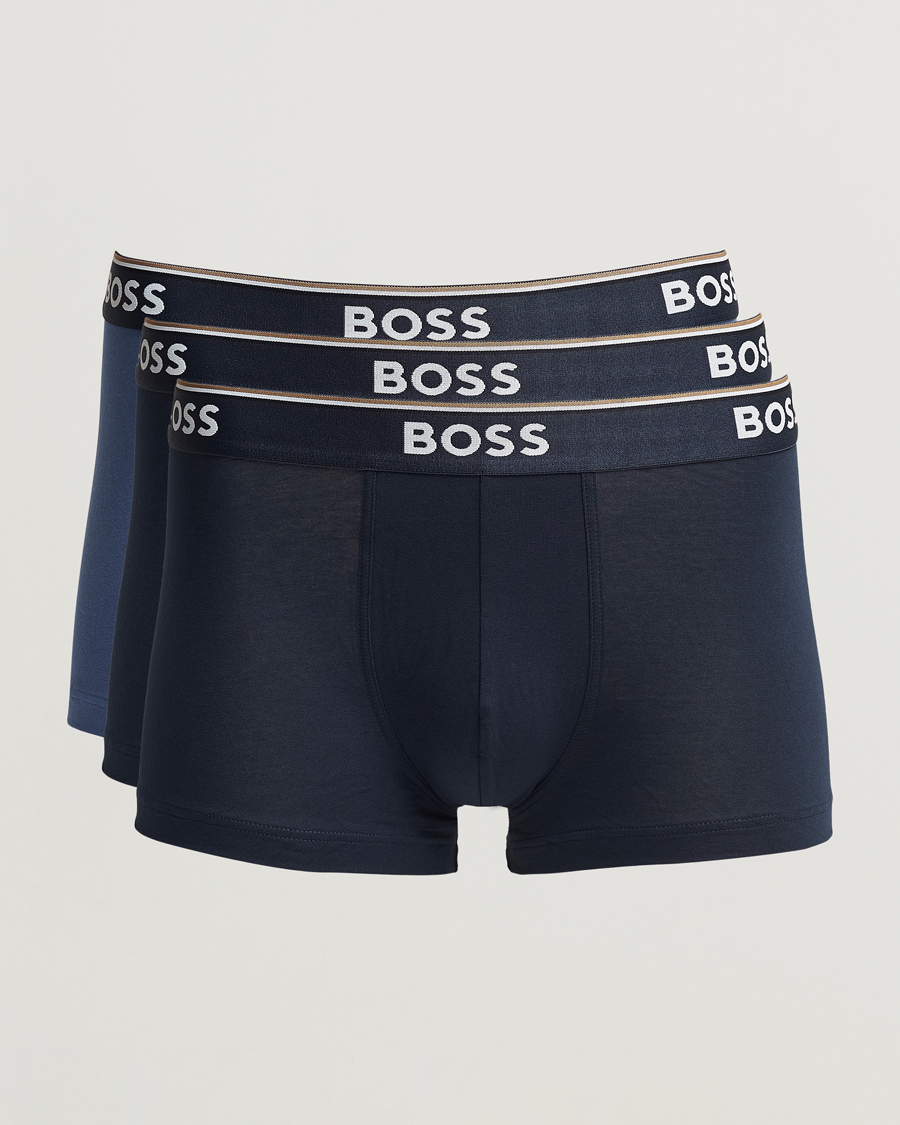 Herre | Undertøy | BOSS BLACK | 3-Pack Trunk Black/Blue