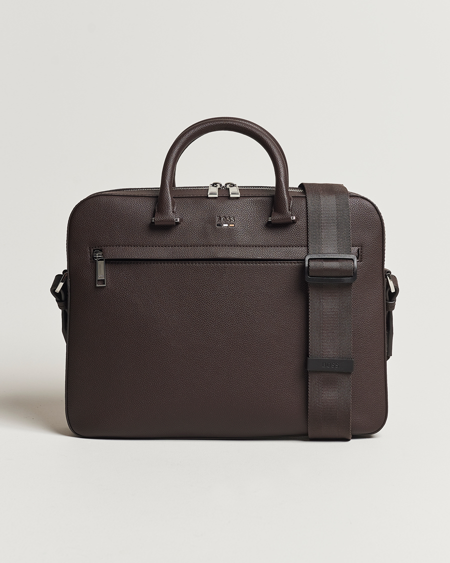 Herre | BOSS BLACK Ray Document Case Dark Brown | BOSS BLACK | Ray Document Case Dark Brown